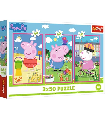 3-in-1 Wooden Activity Centre, 63pc - Peppa Pig