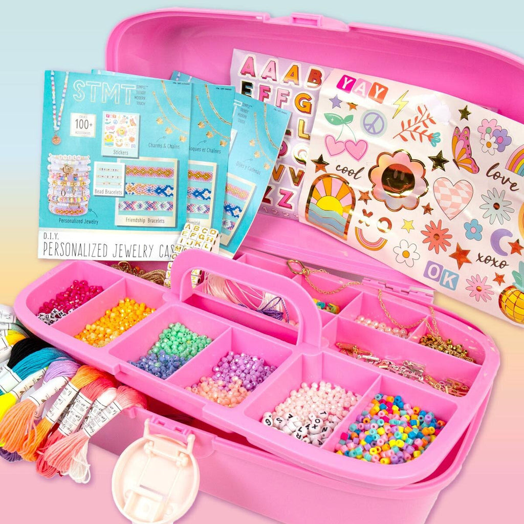 D.I.Y. Personalized Jewelry Case, 100+ accessories - STMT/Horizon Group USA