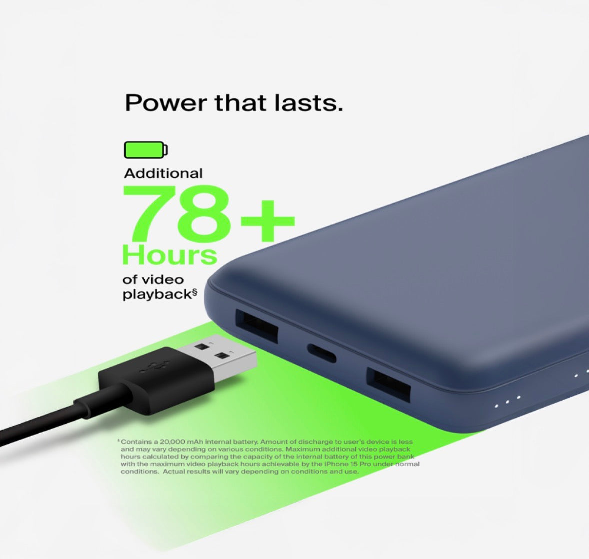 BoostCharge Power Bank 20,000mAh - Belkin BPB012
