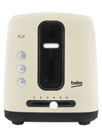 2-Slice Toaster, Cream - Beko TAM7201C