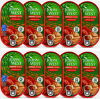 John West Herring Fillets In Tomato Sauce 10 x 145g Tins High Omega 3