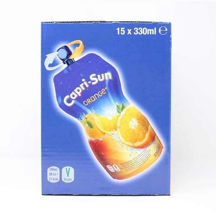 Capri-Sun Orange Juice Drink Sports Cap 15 x 330ml - Picture 2 of 3