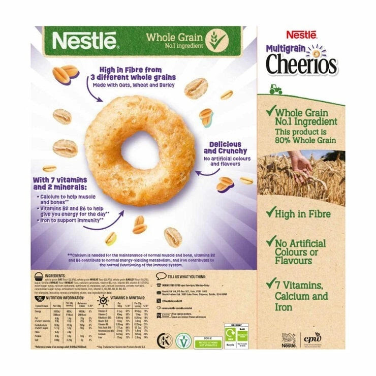 Nestle Cheerios Multigrain Cereal Mega Pack 2 x 800g - Picture 2 of 3