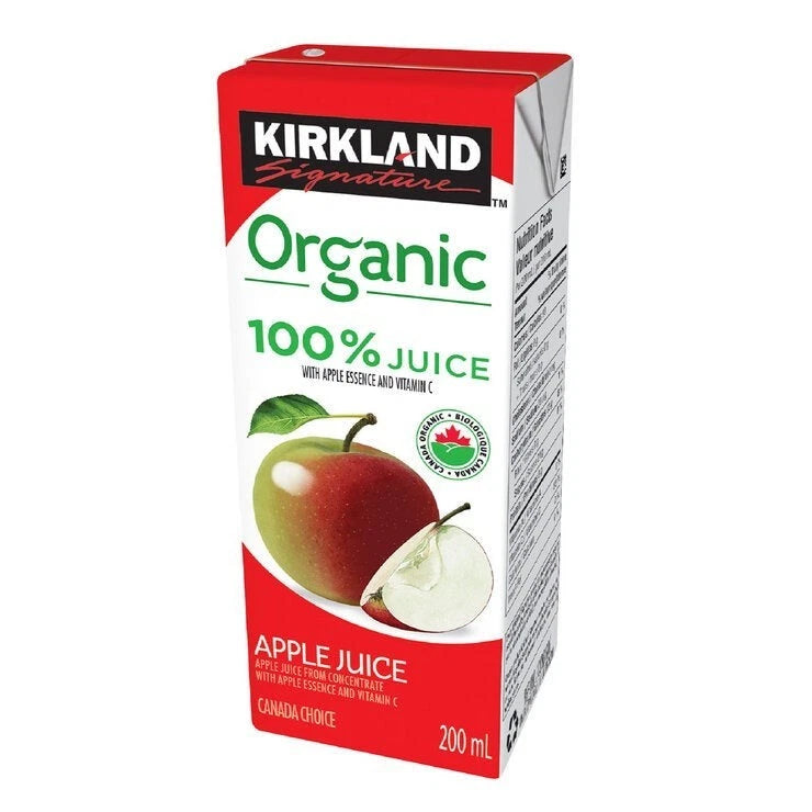 Kirkland Signature Fruit Juice Organic 100% Variety Pack 40 x 200ml - Picture 2 of 6