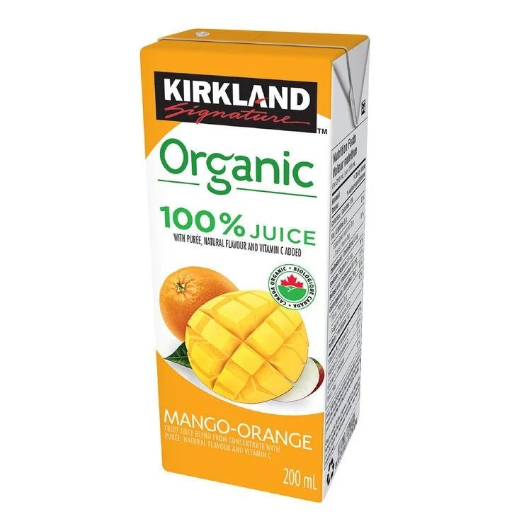Kirkland Signature Fruit Juice Organic 100% Variety Pack 40 x 200ml - Picture 4 of 6
