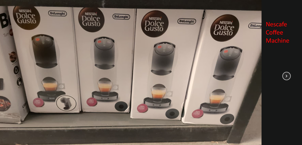 Pod Coffee Machine (lever type) - De'Longhi Infinissima EDG260 (model to be confirmed)