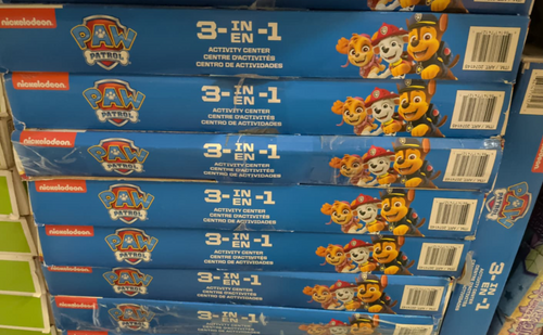 3-in-1 Wooden Activity Centre, 63pc - Paw Patrol
