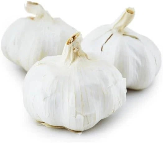 Fresh White Garlic Large Bulbs 1kg Natural Spice for Cooking, Soups, Marinades