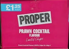 Proper Chips Prawn Cocktail Flavour Lentil Chips, Gluten Free 50g, 15 Pack