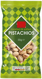 Bestin Roasted & Salted Pistachios 12 x 55g Pack