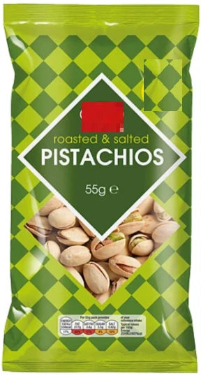 Bestin Roasted & Salted Pistachios 12 x 55g Pack