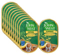 JOHN WEST Kippers in Sunflower Oil 145g Canned Fish (PACK OF 10)