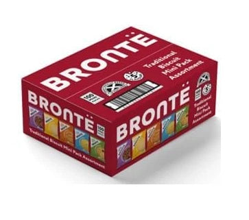 Bronte Biscuits 100 Mini Packs Variety Box 100x 30g Brontë 5 Variety Cookies