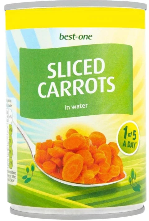 Best-One Sliced Carrots in Water 300g (Case of 12)