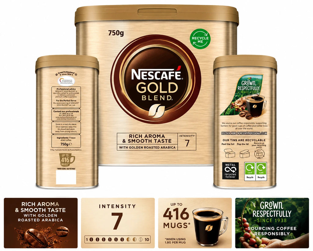 Nescafé Gold Blend Instant Coffee Granules, 750g