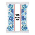 Blue Mix Sweets, Chewy, Fizzy and Sour Variety Jelly, 1kg