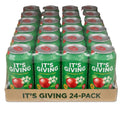 It’s Giving Apple & Elderflower 330ml Refreshing Sparkling Fruit Drink Summer