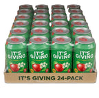 It’s Giving Apple & Elderflower 330ml Refreshing Sparkling Fruit Drink Summer