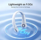 Jisulife Portable Personal Neck Fan 2 Pack Rechargeable Hands Free Bladeless