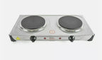 Electric Double Hot Plate Portable Kitchen Table Top Cooker Stove Hotplate 2000W