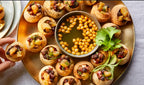 Frontier Bakery Pani Puri Semolia Puffs Golgappa Puchka Sooji Snack Pack 3x200g