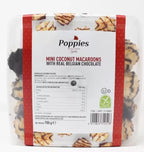 Poppies Mini Coconut Macaroons with Real Belgian Chocolate, 700g