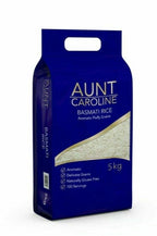 Aunt Caroline Basmati Indian Rice Aromatic Fluffy Delicate Grains Pack of 5kg