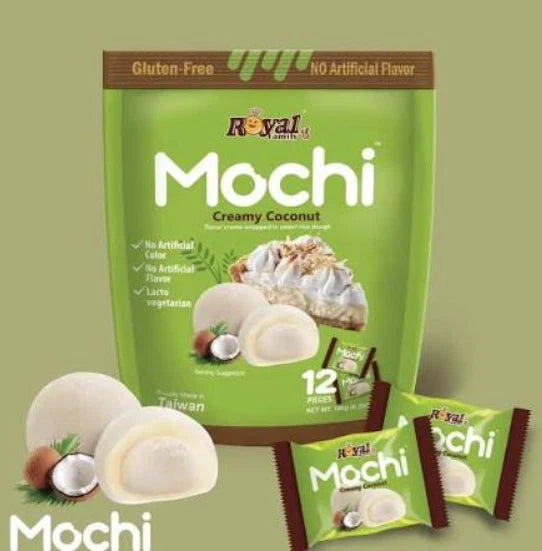 Royal Family Mochi Soft and Chewy Dessert with Creamy Filling 180g Each