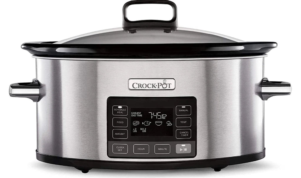 Crockpot CSC066 Digital Slow Cooker Time Select 5.6L 240w Stainless Steel