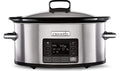 Crockpot CSC066 Digital Slow Cooker Time Select 5.6L 240w Stainless Steel