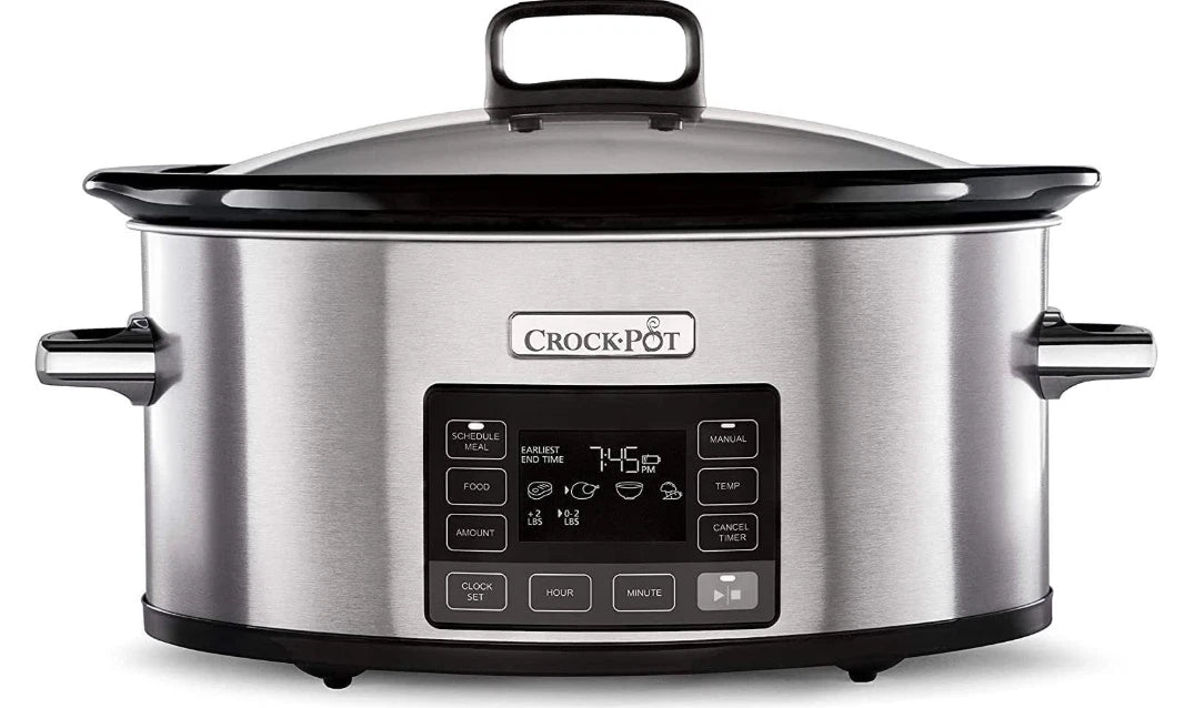 Crockpot CSC066 Digital Slow Cooker Time Select 5.6L 240w Stainless Steel
