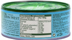 John West Tuna Chunks in Brine Tins 100% Traceable Fish Cans UK Pack 12 x 145g