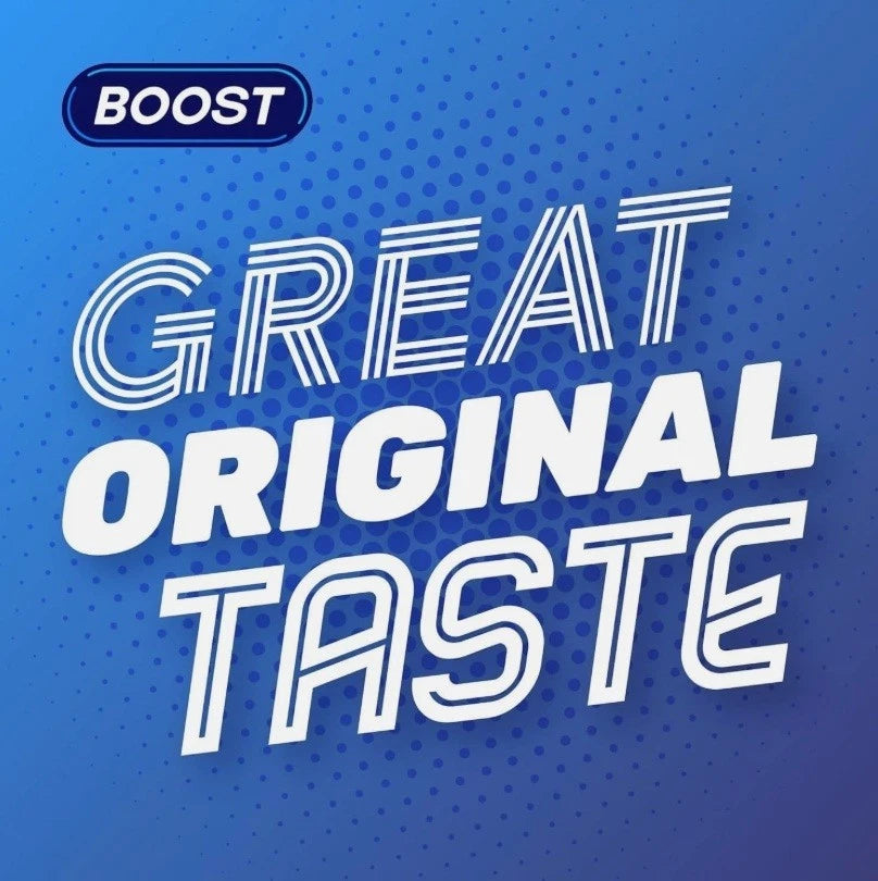 Boost Energy Drink Original Flavour 250ml Cans, With Caffeine, Pack of 24