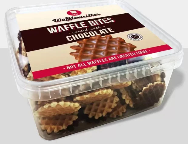 Wafflemeister Belgian Chocolate Mini Waffle Bites, 700g