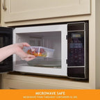 500ml Reusable Food Container, Clear Plastic with Lid Microwave Safe 250 pack
