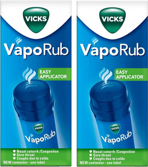 Vicks VapoRub Easy Application Twist and Apply On Chest for Cold Relief 2 pack