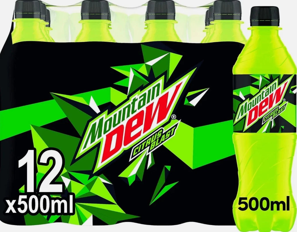 Mountain Dew Citrus Blast 500ml (Pack of 12)