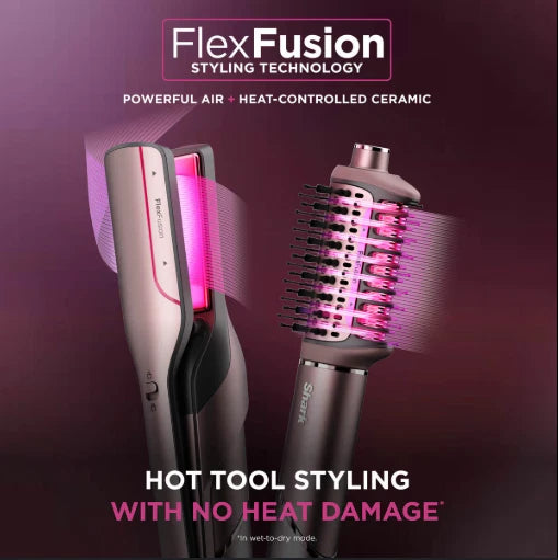 Shark FlexFusion Straight 5-in-1 Air Styler Dryer Ceramic Straightener HD625SUK