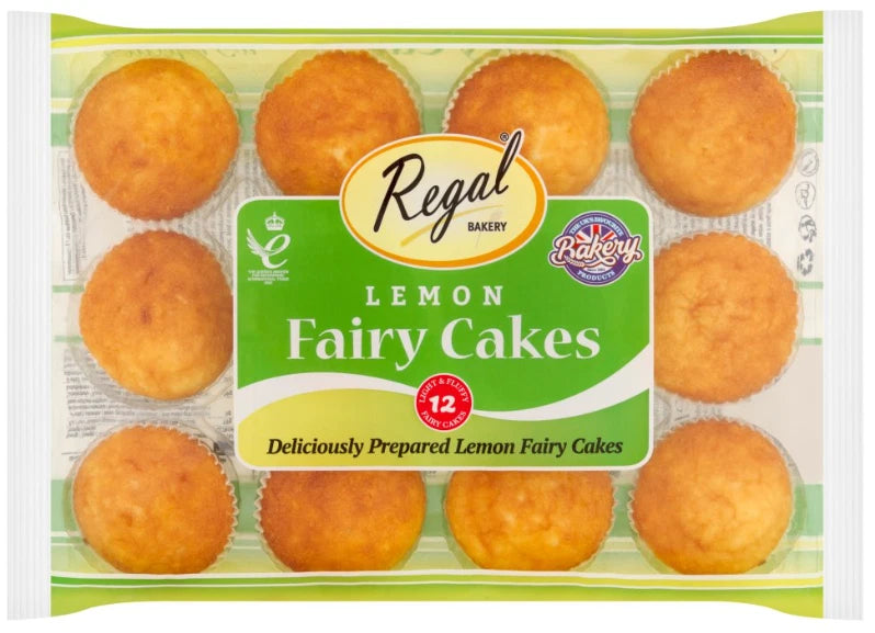 Regal Bakery Plain, Marble and Lemon, Variety Pack of 12 Cakes, 280g Each
