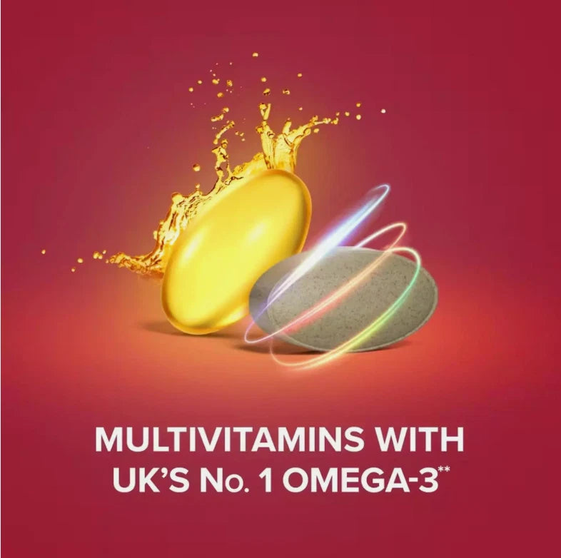 Seven Seas Omega 3 Multivitamins Man, 2 x 60 Count