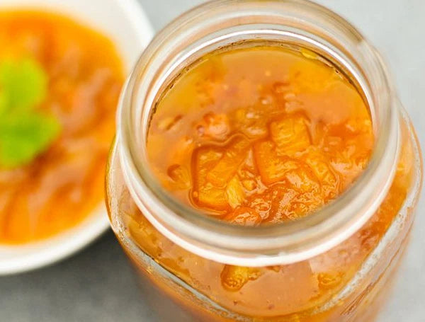 White Pearl Sweet Mango Chutney 5kg Vegetarian, Mangoes with Spices
