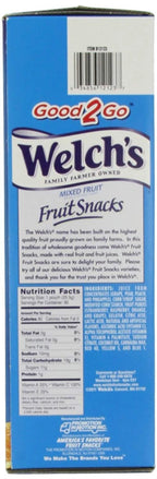 Welch's Mixed Fruit Snacks, Made With Real Fruit, Gluten Free 80 x 25g Pouches