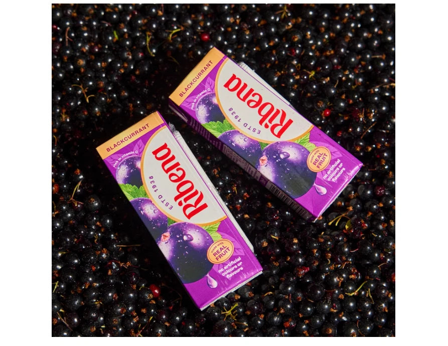 Ribena Blackcurrant Juice Drink Cartons - 24 x 250ml Real Fruit Juice No Artifi