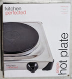 Electric Hotplate 1500W Portable Kitchen Table Top Cooker Stove Stainless Steel