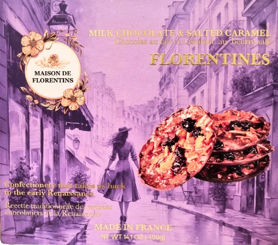 Maison De Florentins Milk Chocolate & Salted Caramel 400g