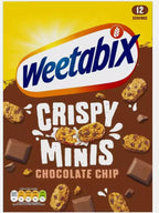 Weetabix Crispy Minis Chocolate Chip Breakfast Wholegrain Cereal Pack 2 x 500g