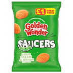 Golden Wonder Saucers Sour Cream & Onion Flavour 40g Pack of 18