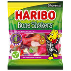 Haribo Bone Shakers Fruit Flavour Gums 140g Pack of 12