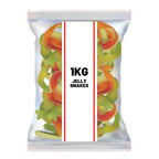Jelly Snake, Fruit Flavoured, Bulk Bag, 1kg, Perfect for Parties and Sharing