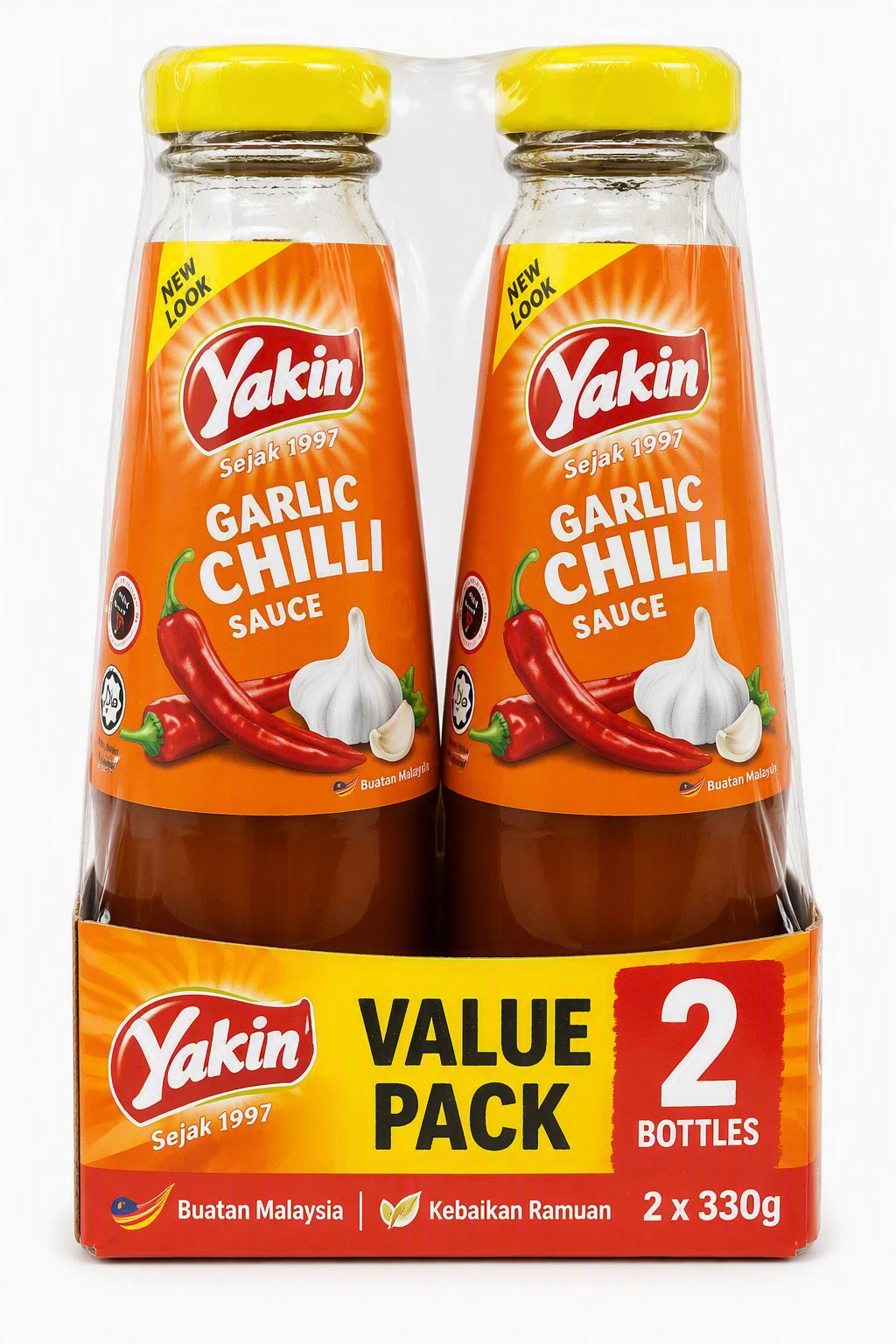 Yakin All Flavours Sauces Variety Selection 250ml Pack of 2 Bottle Each